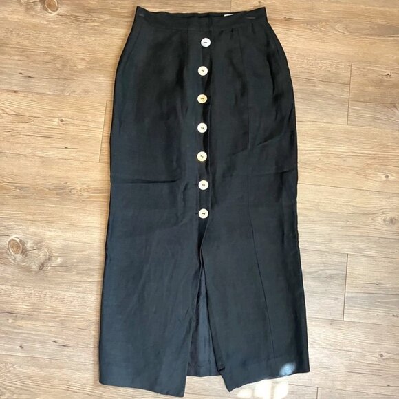 Vintage Moda Spiegel Pencil Skirt, W/mother of pearl Buttons, Women's Size 4 - Picture 1 of 7
